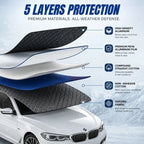 2026 Upgraded Magnetic All-Weather Windshield Snow Cover