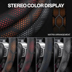 Gripex UltraGrip Breathable Leather Steering Wheel Cover | Anti-Slip, Custom - Fit